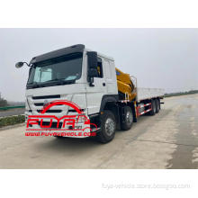 HOWO 25Tons Truck With Crane Folding Boom